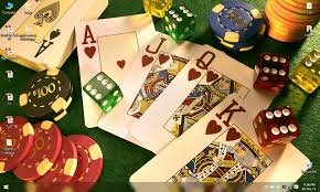 Panel kontrol taruhan dan chip virtual dalam Bandar Poker